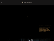 Tablet Screenshot of hotelicone.com